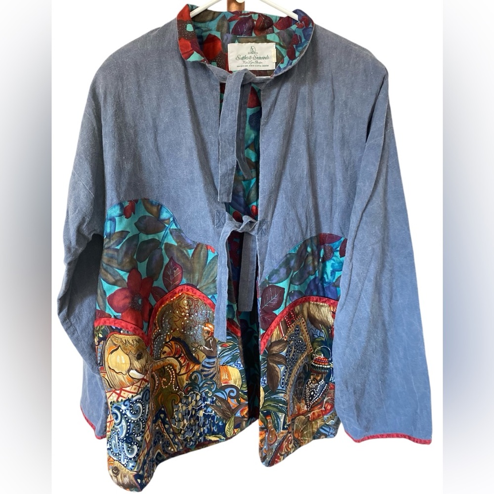 Suttles & Seawinds Artistic Chambray Jacket‎ | M/L